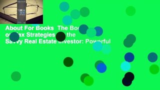 About For Books  The Book on Tax Strategies for the Savvy Real Estate Investor: Powerful