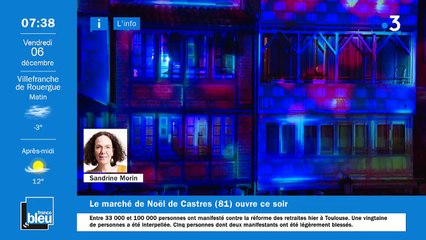 La matinale de France Bleu Occitanie - Emission du vendredi 06 décembre 2019