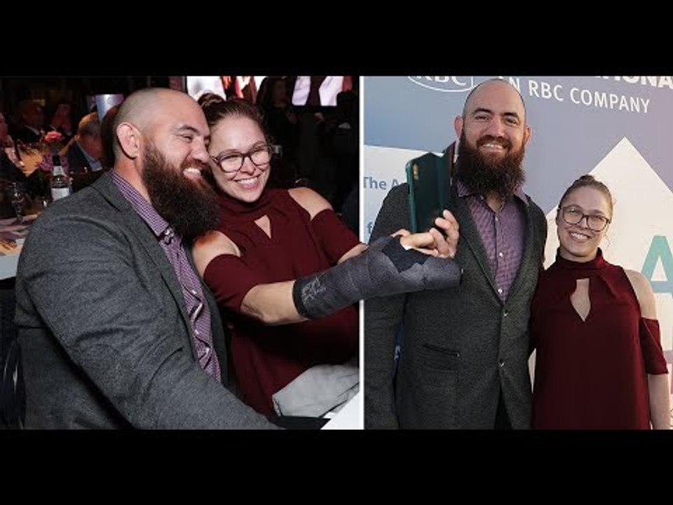 Ronda Rousey ‘not trying to rush’ getting pregnant with husband Travis Browne’s baby