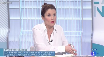 Iolanda Mármol (El Periódico) defiende que Sánchez negocie con un golpista en la cárcel: "Necesitamos un gobierno"
