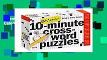 Mensa 10-minute Crossword Puzzles 2019 Calendar  Best Sellers Rank : #2