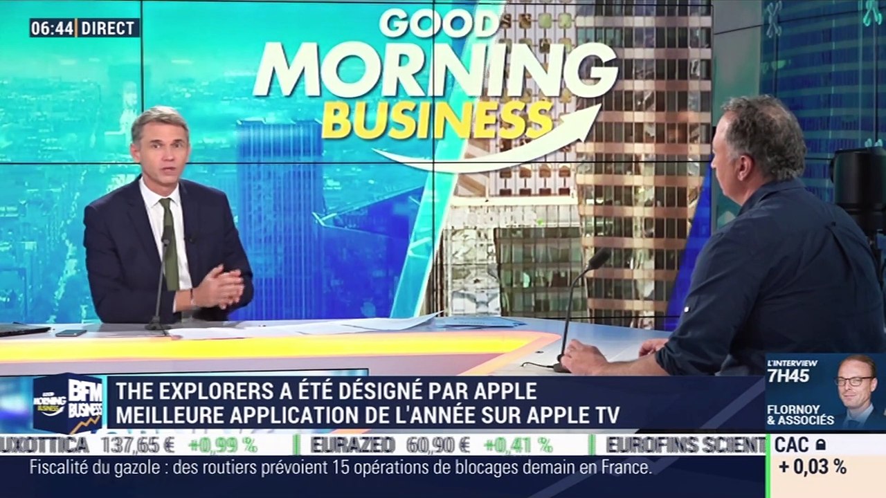 Olivier Chiabodo (The Explorers): The Explorers, élue meilleure application de l'année sur Apple TV - 06/12