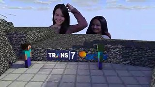 Steve VS Zombies Minecraft Animation Animasi Terbaru Feat Amanda Manopo Syifa Hadju