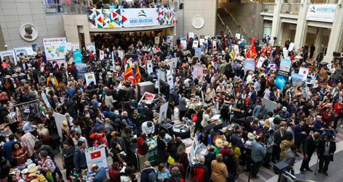 Washinghton'daki uluslararası tanıtım etkinliğinde Amerikalılar, Türk simidi için kuyruğa girdi