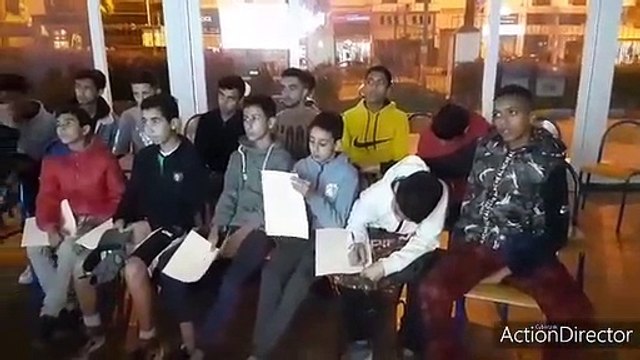 Cours de formation tactique chez les jeunes du club anfa U15/U17