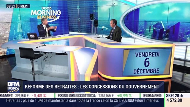 Michel Yahiel (Caisse des Dépôts) : Réforme des retraites, les concessions du gouvernement - 06/12