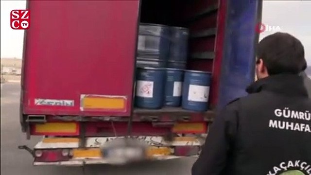 Gürbulak sınır kapısında 18,4 ton siyanür yakalandı