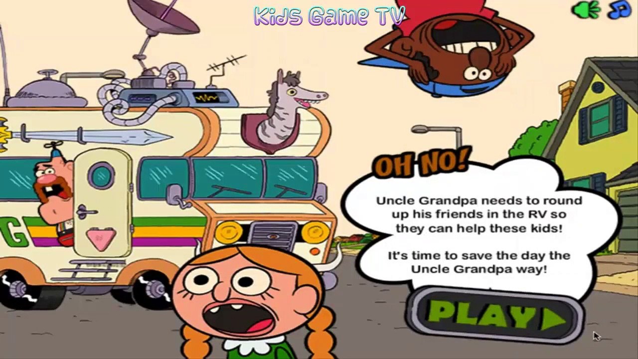 Uncle Grandpa : Belly Bag Bonanza - Part 1 (Cartoon Network Games)