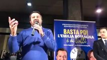 Salvini a Ravenna- Se vinciamo in Emilia Romagna scriviamo una pagina di storia )