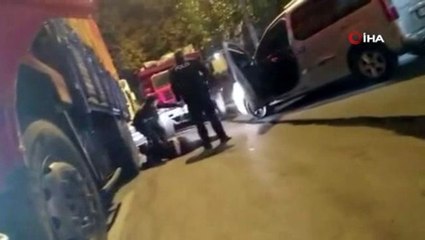 Polisin hırsızı yakaladığı anlar kamerada