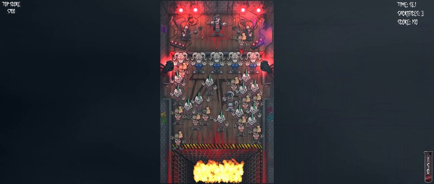 Death Metal Crowd Pusher - Gameplay (sacrifice the Metalheads)
