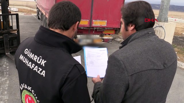 Gürbulak Sınır Kapısı’nda 18,4 ton siyanür ele geçirildi