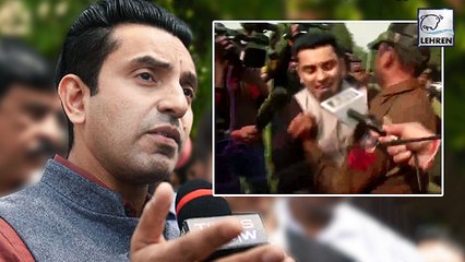Tehseen Poonawalla Detained By Delhi Police For Wheelchair & Onion Protest