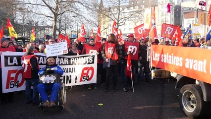 Grève du 5 décembre à Nancy : plus de 6000 manifestants contre la retraite à points