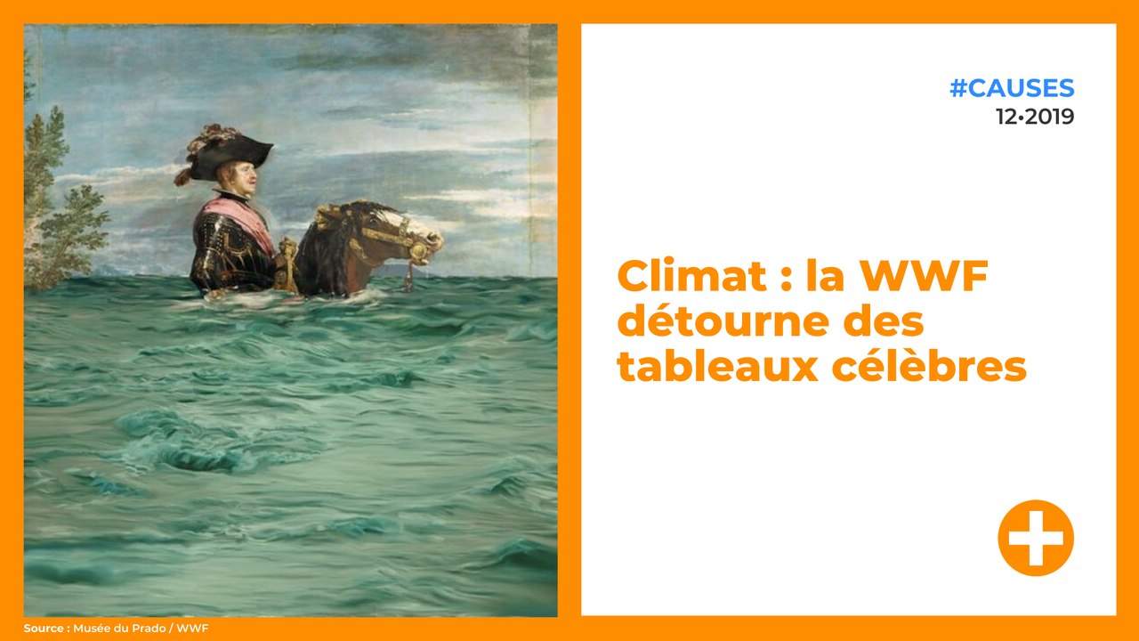 Climat : la WWF détourne des tableaux célèbres