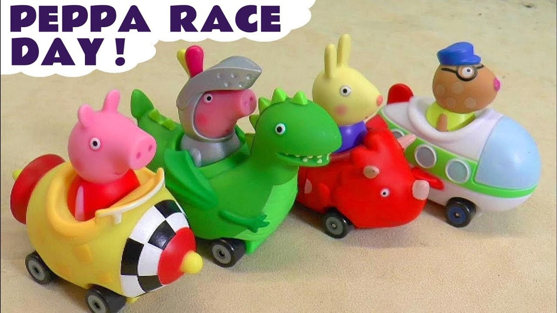 peppa pig racing car toy