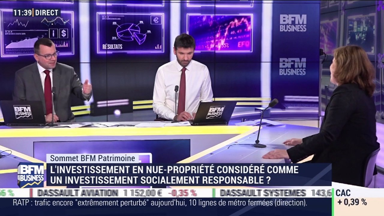 Sommet BFM Patrimoine: L'investissement en nue-propriété considéré comme un investissement socialement responsable ? - 06/12