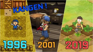 Harvest Moon Evolusi dari Masa Ke-masa 1996 - 2019