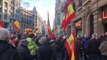Manifestación en Barcelona por el Día de la Constitución española