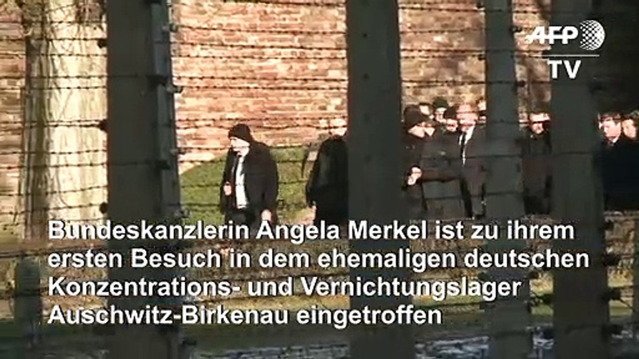 Merkel besucht zum ersten Mal KZ-Gedenkstätte Auschwitz
