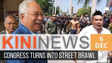 Najib mocks ‘chaotic’ party after PKR Youth congress turns violent | Kini News - 6 Dec
