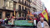 Manifestación de Barcelona por el Día de la Constitución: 