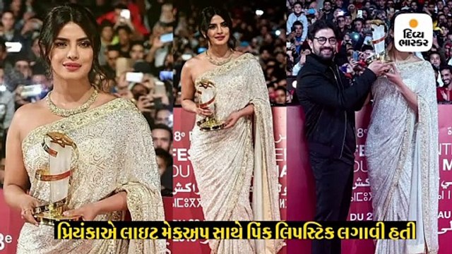 Marrakech ફિલ્મ ફેસ્ટિવલમાં પ્રિયંકાનો દેશી લૂક, સોશિયલ મીડિયા પર થઈ ચર્ચા