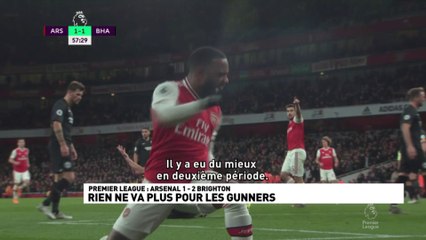 Arsenal 1-2 Brighton Rien ne va plus chez les Gunners