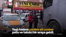 Cizre'de polis ve taksi şoföründen örnek davranış