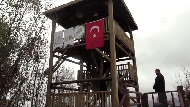 Küre Dağları Milli Parkı'ndaki Loç Vadisi'nde seyir terası oluşturuldu