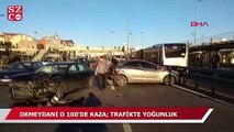 Okmeydanı D - 100 karayolunda kaza!