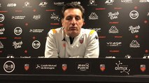 FC Lorient. Christophe Pelissier : « Continuer sur notre humilité et notre ambition »