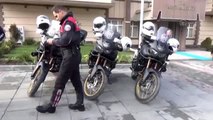Polis ekiplerine yeni motosikletleri teslim edildi