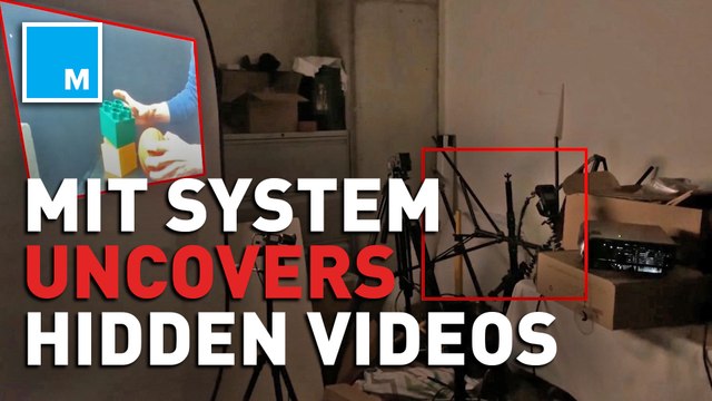 New MIT system extracts hidden videos from visible footage by analyzing how light reflects on a pile of clutter