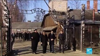Germany's Merkel visits Auschwitz for first time as chancellor