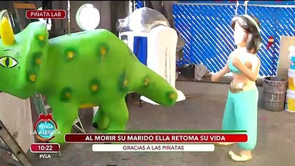 ¿Cómo es el proceso de creación de una piñata? ¡Tabata Jalil nos lo explica! | Venga La Alegría