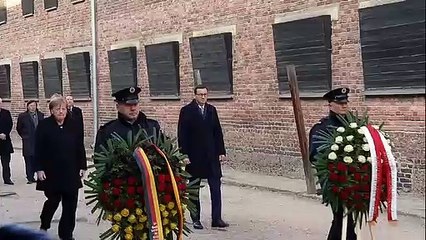 Angela Merkel pour la première fois à Auschwitz