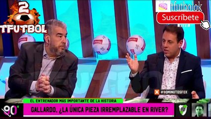 90 MINUTOS DE FUTBOL (6/12/19) : GALLARDO ORINO A D'ONOFRIO - TEVEZ SEGUIRIA UN AÑO MAS -
