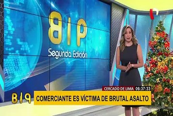 Huaycán: pareja de ladrones sustrajo celular de una farmacia