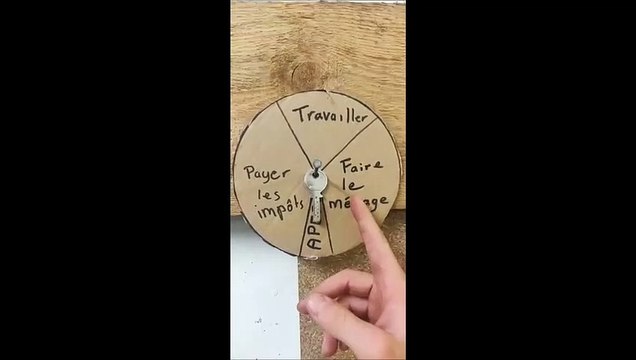 Apéro ou boulot? Laisser cette roue du hasard choisir pour vous