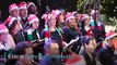 Excombatientes y víctimas reunidos en coro navideño en Colombia