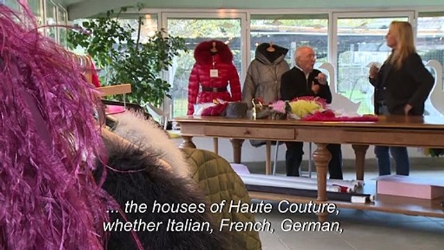 Fashionable feathers: Italian designer's life in plumes