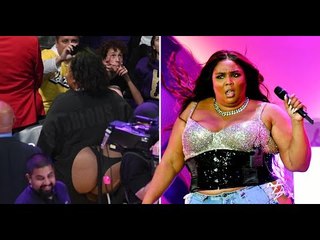 Lizzo has no time for trolls as she tells haters to &#39;kiss her a**&#39; over Lakers game dress