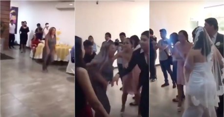 Casamento é interrompido após ex-mulher invadir o local