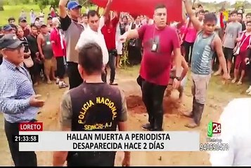 Loreto: vecinos acudieron a comisaría para linchar a sospechoso de periodista asesinada
