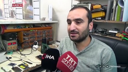 Telefonun ısınan bataryası bir anda alev aldı