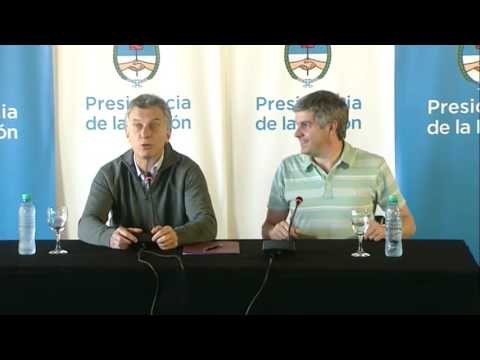 Conferencia de Prensa del Presidente de la Nación, Mauricio Macri 1