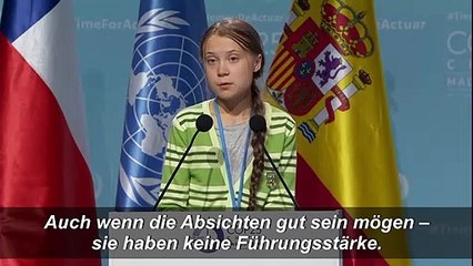 Greta Thunberg: Klimaschutzzusagen der Industrieländer irreführend