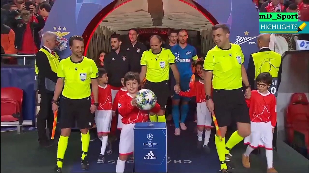 Benfica 3-0 Zenit All Goals & Highlights - 2019⚽⚽⚽