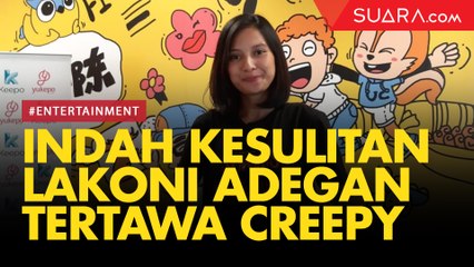 Lakoni Adegan Tertawa Si Manis yang Creepy, Indah Permatasari Kesulitan
